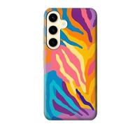 Colorful Zebra Pattern Funda Carcasa Case para Samsung Galaxy S24