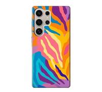 Colorful Zebra Pattern Funda Carcasa Case para Samsung Galaxy S24 Ultra
