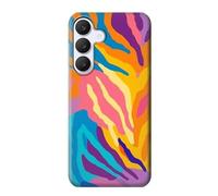 Colorful Zebra Pattern Funda Carcasa Case para Samsung Galaxy S25 FE