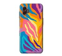 Colorful Zebra Pattern Funda Carcasa Case para Samsung Galaxy XCover7 Pro