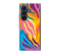Colorful Zebra Pattern Funda Carcasa Case para Samsung Galaxy Z Fold 8 Ultra