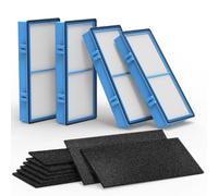 Colorfullife Paquete de 3 + 9 filtros de aire para Holmes AER1 HEPA, filtros de repuesto para HAPF30AT y HAP242-NUC, 3 HEPA + 9 filtros de refuerzo de carbono
