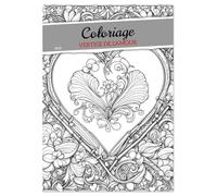 Coloriage (Calendrier de bureau 2026 DIN A5 horizontal), CALVENDO calendrier mensuel: Découvrez notre tout nouveau calendrier à colorier sur le thème de l'amour.