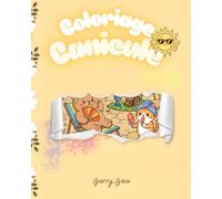 Coloriage Canicule: Livre de Coloriage Anti-stress avec des designs simples et grands. Pour adultes et enfants. Collection d'animaux, fleurs, motifs. Facile et amusant pour s'évader.