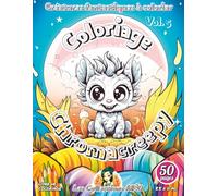 Coloriage Chromacreepy - Vol. 5: Livre de coloriage pour enfants de 4 ans et plus (Français) Broché : 50 pages à colorier - Des petits monstres ... vraiment méchants (La Collection Chroma)