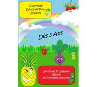 Coloriage éducatif pour enfants: Les fruits et légumes rigolos