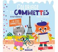 Coloriage et gommettes pour les petits - Paris: + de 200 gommettes repositionnables