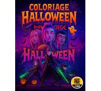 Coloriage KPop Halloween Fantasy: Coloriage K-pop fantastique | Pour ados | Héros ténébreux et ambiance Halloween