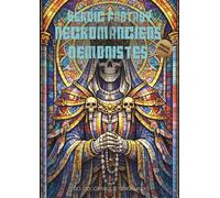 Coloriage Nécromanciens & Liches - Vitraux Fantaisie Sombre: 50 coloriages détaillés style vitrail : nécromanciens, liches, démonistes et ... à Colorier - Cahiers de coloriage adultes)