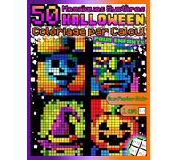 Coloriage par calcul CE1-CE2: 50 mosaïques mystères Halloween - additions et soustractions 0-100: Livre éducatif pour enfants 8-12 ans : amuse-toi ... (Mosaïques Mystères - Coloriage par Calcul)