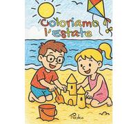 Coloriamo l'estate: Un bellissimo libro da colorare pieno di avventure, animali curiosi e giochi sulla spiaggia! Ogni pagina ha una storia da colorare e un piccolo gioco da scoprire.