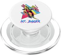 Colorida Aventura de Snowboard en el Monte Baker PopSockets PopGrip para MagSafe