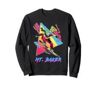 Colorida Aventura de Snowboard en el Monte Baker Sudadera