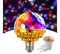 Colorida Bola De Discoteca Giratoria,Iluminación LED De Larga Duración - Lámpara De Discoteca Multicolor | Para Los Amantes De Las Fiestas En Casa, Los Niños, Adolescentes, La Navidad, Y Las Noche