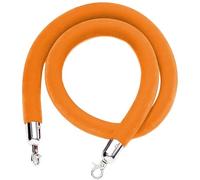 Colorida cuerda retráctil con ganchos de metal, 1,7 m, ideal para eventos de control de multitudes y gestión de colas