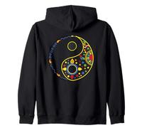 Colorida Flor de Loto Buda Mandala Yoga Meditación Espíritu Sudadera con Capucha