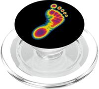 Colorida Huella Imagen Térmica Pie Arte Streetwear Fiesta PopSockets PopGrip para MagSafe