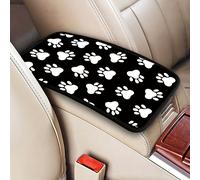 Colorida para Consola Central de Coche con de Pata de Perro, Protector de Cubierta de Asiento de Reposabrazos Universal para la Mayoría de