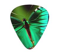 Colorida púa de guitarra excepcional de mariposa - Impresión completa de un solo lado, púa de material ABS - Diversos grosores para una experiencia musical variada - Ideal para guitarras y ukeleles,