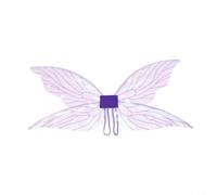 Coloridas alas de cigarra para vestirse, para juegos de rol de niños, Halloween y eventos divertidos (morado)
