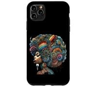 Coloridas espirales de arte afro para el cabello Carcasa para iPhone 11 Pro Max