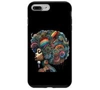 Coloridas espirales de arte afro para el cabello Carcasa para iPhone 7 Plus/8 Plus