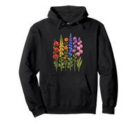 Coloridas Flores Silvestres Botanica Floral Garden Art Design Sudadera con Capucha