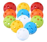 Coloridas Pelotas de de 26 Hoyos con Flujo de Aire, Evitan la Distancia de Vuelo, Livianas y No Tóxicas, Ideales para Evitar Daños Alrededor de Cosas o Personas