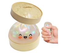 Coloridas pelotas de estrés para volcar inquieto, con bola de apretón de vapor, 8,5 x 6 x 6 cm, juguete de de estrés para niños, niñas, adultos, estudiantes, relajación, hogar, oficina, aula