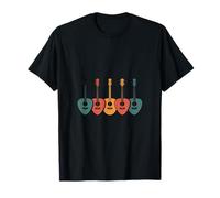 Coloridas púas de Guitarra acústica Ambiente Amante de la música Camiseta