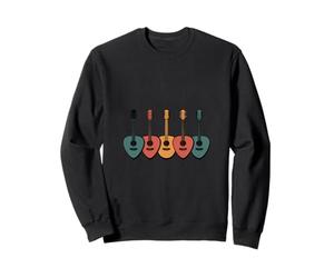 Coloridas púas de Guitarra acústica Ambiente Amante de la música Sudadera