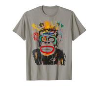 Colorido Abstracto Graffiti Doodle Pop Art Mono Gráfico Camiseta