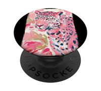 Colorido Abstracto Pintado Jaguar Big Cat Jungle Art PopSockets PopGrip Adhesivo