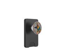 Colorido Anpu Anubis - Perro Egipcio Dios de los Muertos Anubis PopSockets PopWallet para MagSafe