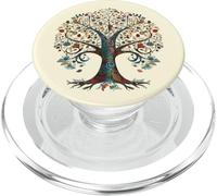 Colorido árbol de la Vida: Las Maravillas de la Naturaleza PopSockets PopGrip para MagSafe