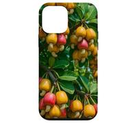 Colorido árbol frutal de anacardo, diseño botánico de Naturaleza Tropical Carcasa para iPhone 12 Mini
