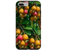 Colorido árbol frutal de anacardo, diseño botánico de Naturaleza Tropical Carcasa para iPhone 7 Plus/8 Plus