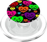 Colorido Arco Iris Halloween Corazones gótico San Valentín Espeluznante PopSockets PopGrip para MagSafe