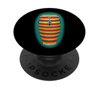 Colorido Arte de batería Conga para los Amantes de la música PopSockets PopGrip Adhesivo