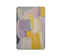 Colorido arte de pared retro imprimible, cartel de metal de hojalata, arte elegante, retro, pintura de hierro, bar, cueva de personas, cafetería, familia, garaje, póster decorativo de pared, 20 x 30