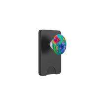 Colorido Arte del océano de Peces y caballitos de mar Betta PopSockets PopWallet para MagSafe