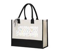 Colorido arte dibujado a mano con estampado de flechas de estilo bohemio, bolsa de lona para mujer, regalo ecológico para playa, viajes, escuela, oficina, cumpleaños