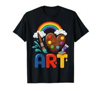 Colorido Arte Paleta Pintor Arco Iris tee Camiseta