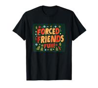 Colorido Aspecto Divertido de Amigos forzados Camiseta