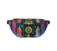 Colorido atrapasueños con cintura de ojo, bandolera, bolsa cruzada para el pecho, mochila para correr, ciclismo al aire libre, multicolor, Talla única, Mochila de senderismo