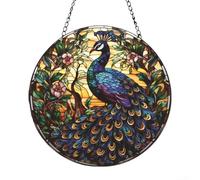 Colorido atrapasueños en forma de mariposa para colgar en porches o jardines para mejorar las pantallas de luz natural (C)