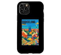 Colorido Barcelona España Parque Gaudí & Sagrada Familia Travel Carcasa para iPhone 11 Pro