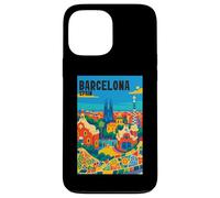 Colorido Barcelona España Parque Gaudí & Sagrada Familia Travel Carcasa para iPhone 13 Pro MAX