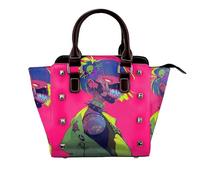 Colorido bolso de mano con asa superior para mujer, diseño de medusas, Fantasma Poltergeist, One Size