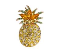 Colorido broche de piña multicolor con un diseño impresionante, perfecto como accesorio elegante diseño de piña, Einheitsgröße, como se describe